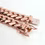 10mm Cuban link bracelet - 14k Rose Gold