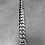 12mm Cuban link bracelet - 18k white gold