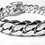18k white gold 10mm Cuban link bracelet