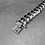 12mm Cuban link bracelet - 18k white gold