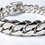 10k White Gold 12mm Cuban link bracelet